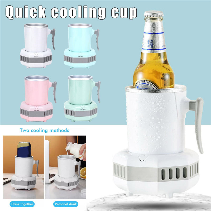 Quick cooling cup