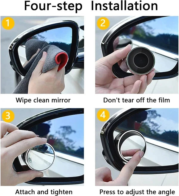 Car Blind Spot Mirror (Buy 1 get 3 free)